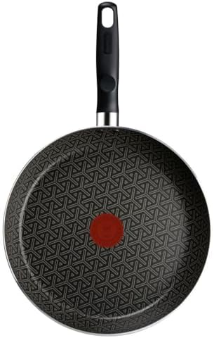 Frigideira Rochedo Robusta Grafite 30cm com Antiaderente Resist 3X, Reforçado com Partículas Minerais, Alta Espessura, Base Limpa Fácil e Thermo-Sinal