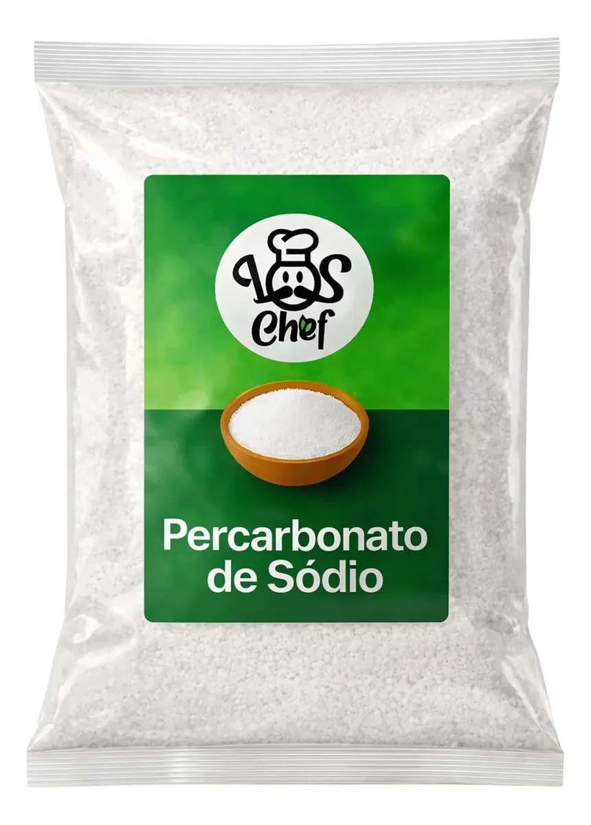 Percarbonato Sódio 1kg Puro Tira Remove Manchas Los Chef