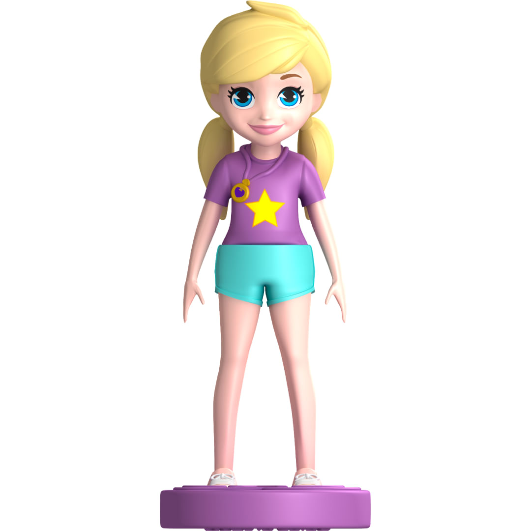 Ovo de Páscoa Delice Polly Infantil Chocolate ao Leite 90g com Miniatura de Brinde