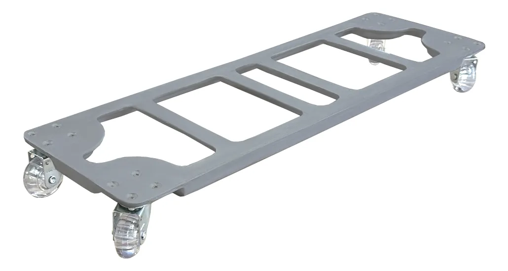 Suporte Base Aluminio P/ Vaso Jardineira Polietileno 70x21