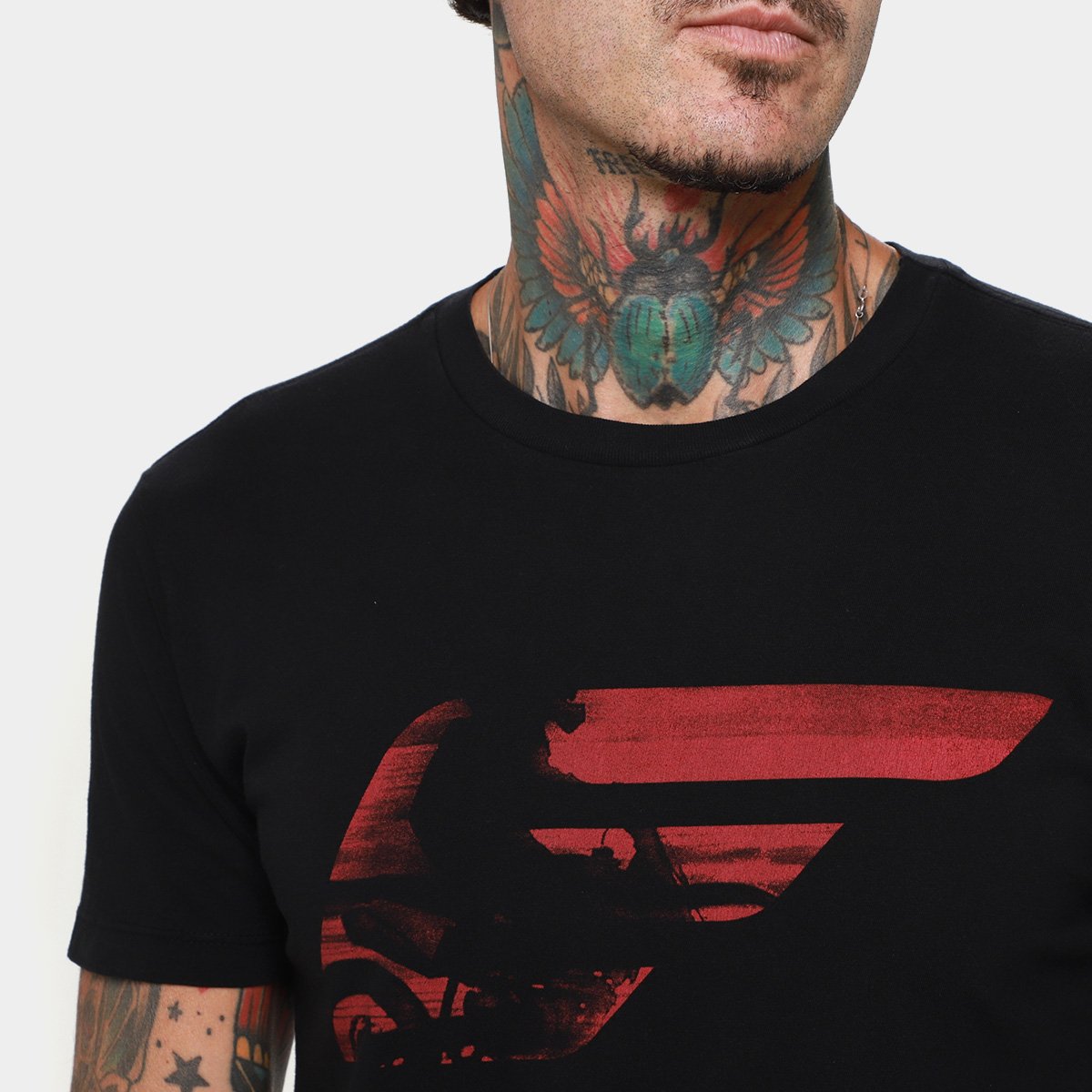 Camiseta Ellus Masculina - Preto