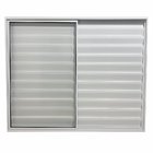 Veneziana 3 Folhas Aluminio Branco 1,00x1,20