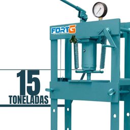 Prensa Hidráulica 15 Toneladas Profissional – Prensa 15T para Oficina e Indústria FORTG-PH15