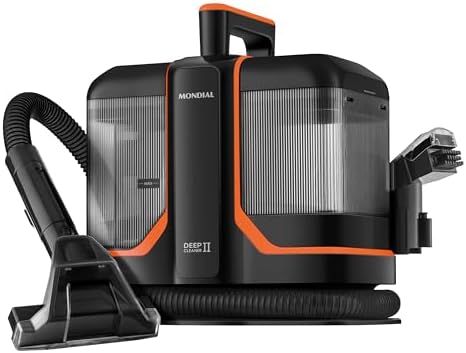 MONDIAL Extratora e Higienizadora Portátil Deep Cleaner II, Preto/Laranja, 1800W, 110V - EXP-02-O