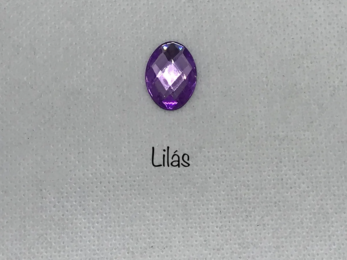 5 Pacotes Chaton Oval 13x18mm Com 50 Unidades Cada