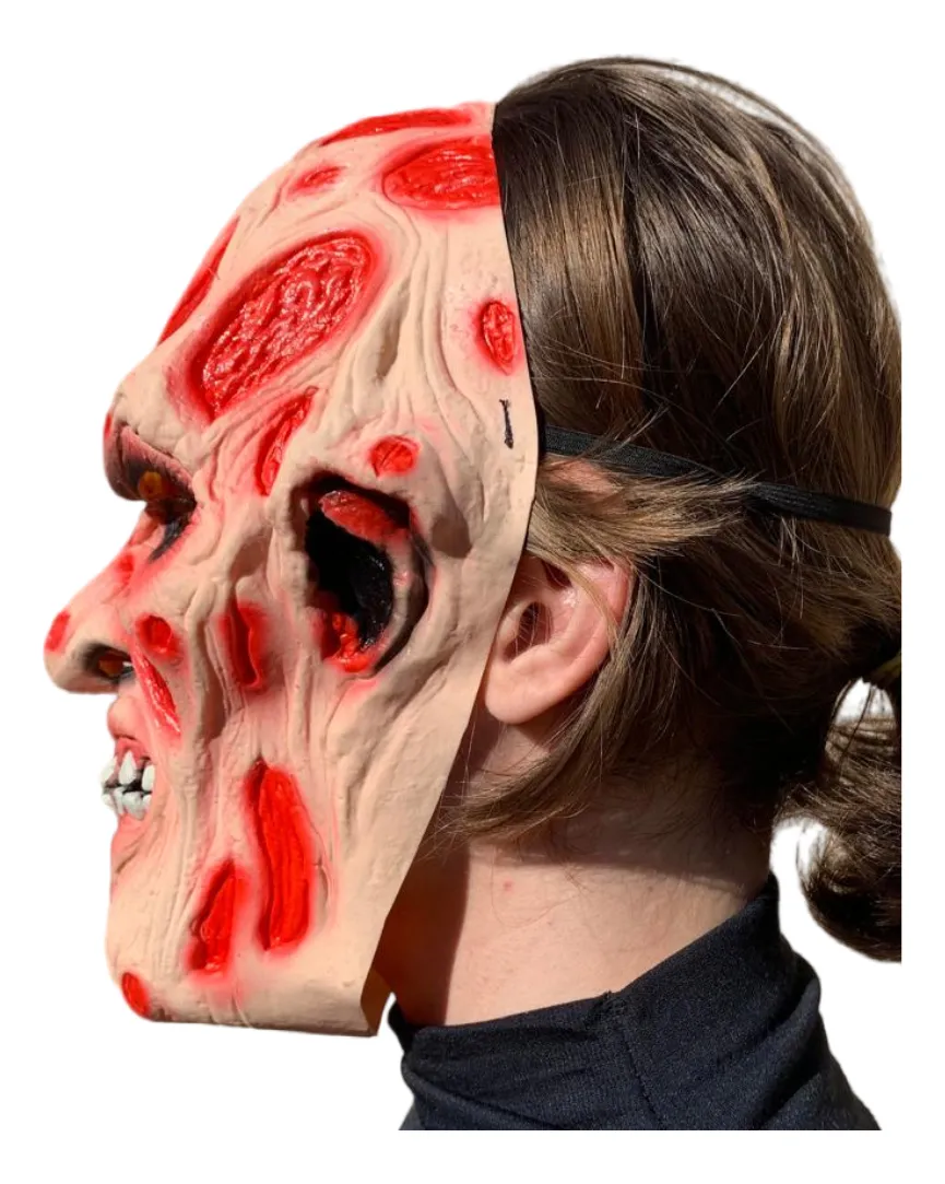 Máscara Assassino Freddy Krueger - Terror / Halloween