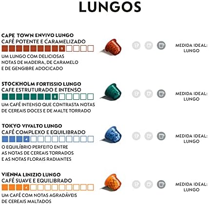 Cápsulas de Café Original Nespresso Lungo - 50 Cápsulas