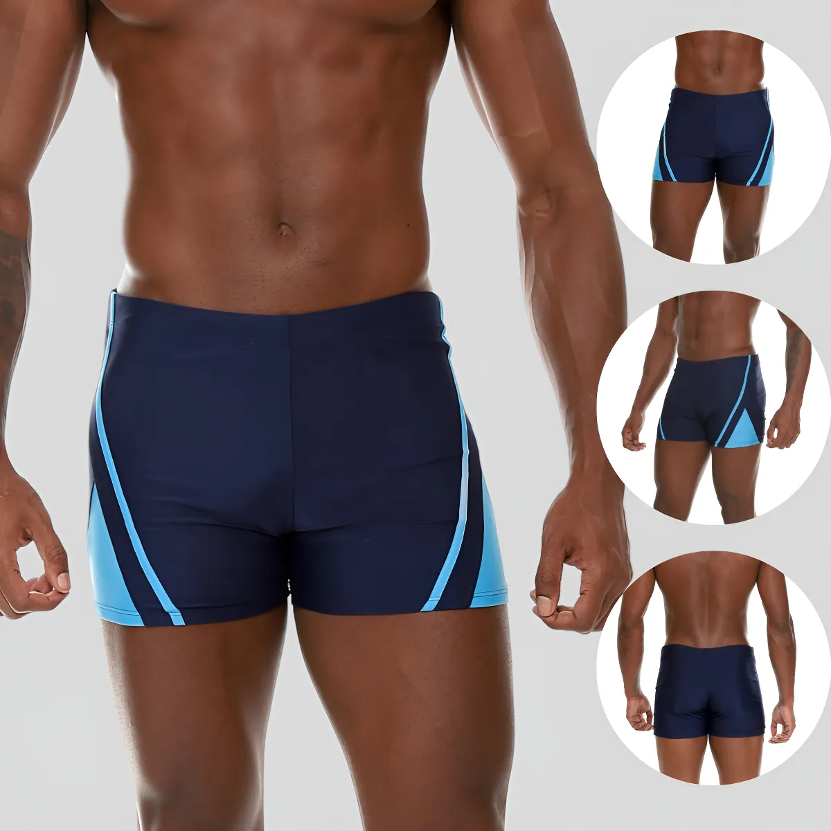 Sunga Masculina Com Forro Boxer Praia Piscina Natação Cordão