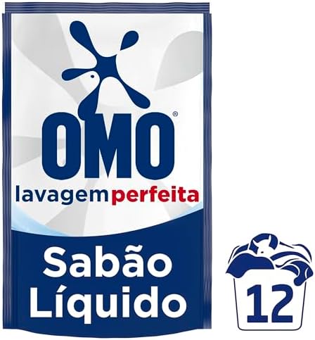 OMO Sabão Líquido Refil Omo Lavagem Perfeita Refil 900Ml