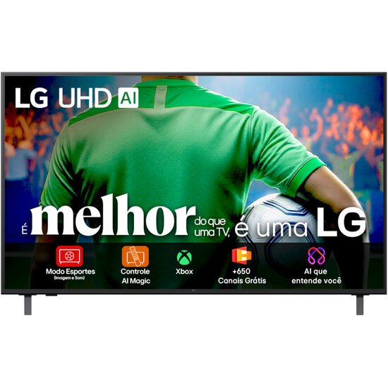 Smart TV LG 60'' AI, 4K UHD, webOS, Alexa, HDR - 60UA8550PSA