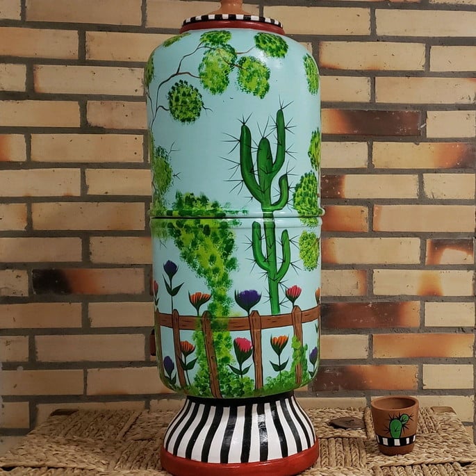 Filtro de Barro -2 Velas - 8litros-pássaros