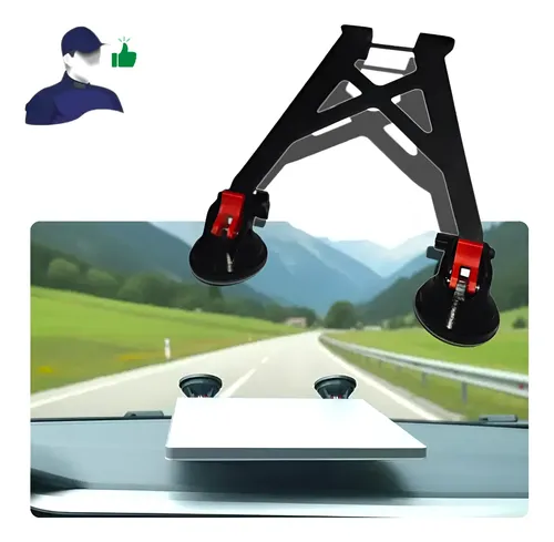 Suporte Starlink Mini Veicular Ventosas Painel Anti Multa