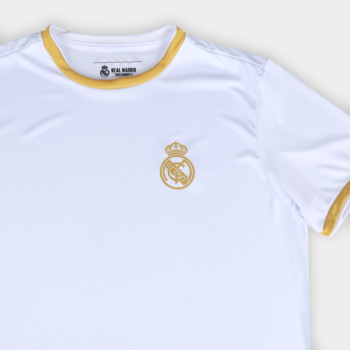 Camisa Real Madrid Dry Masculina - Branco