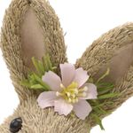 Enfeite Coelho Marrom Sentado com Ninho de Ovos 20x16x12cm 1036830 - Cromus Enfeite Coelho Marrom Sentado com Ninho de Ovos 20x16x12cm 1036830 - Cromus