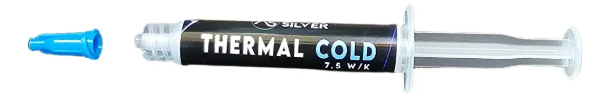 Pasta Termica Seringa 3.0g Thermal Cold 7.5w/k Authentic Silver