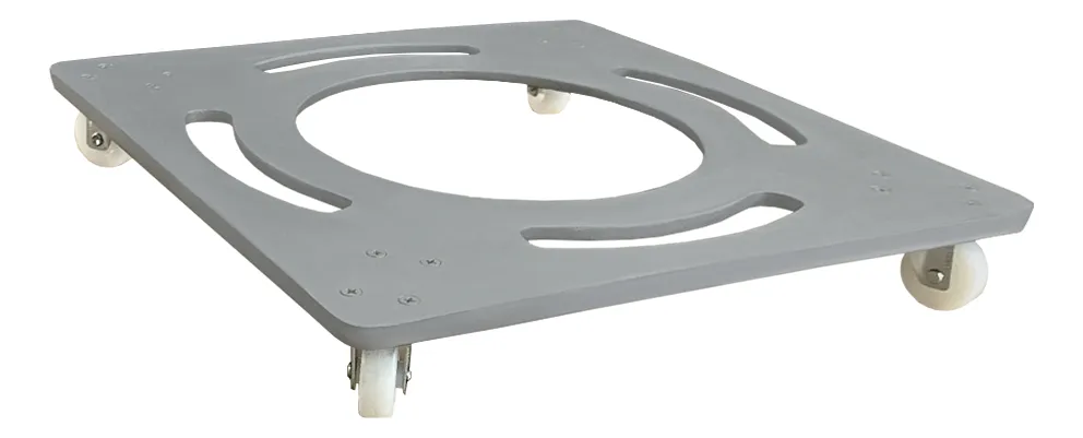 Base Suporte Vaso De Planta Aluminio Melhor Q Madeira 50x50