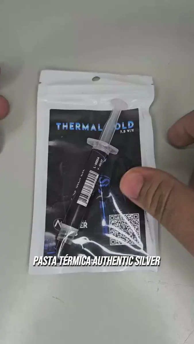 Pasta Termica Seringa 3.0g Thermal Cold 7.5w/k Authentic Silver