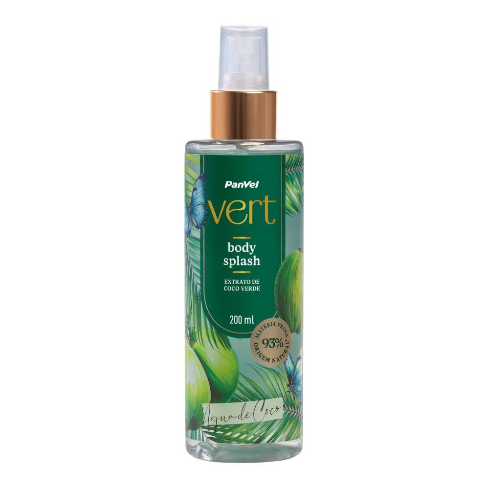 Body Splash Desodorante Corporal Água De Coco Panvel Vert 200ml