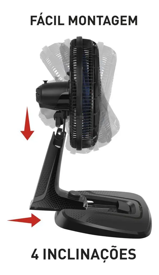 Mesa Arno X-treme 7 VE70 40 cm Preta Azul