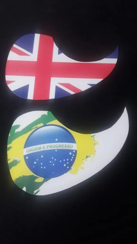 Escudo Violão Oval   Personalizado   Com A Sua Logomarca