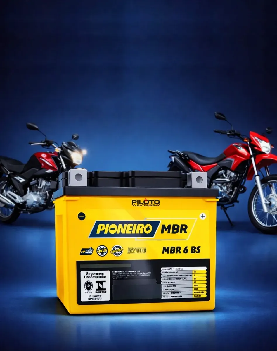 Bateria Mbr 6ah 125150 Cg Titan Biz Nxr Bros Fan Xre300