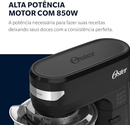 Batedeira Planetária Oster Bowl Inox III, OBAT641, 220V