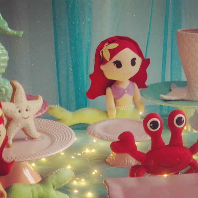 Locação Decoração Kit Festa Ariel