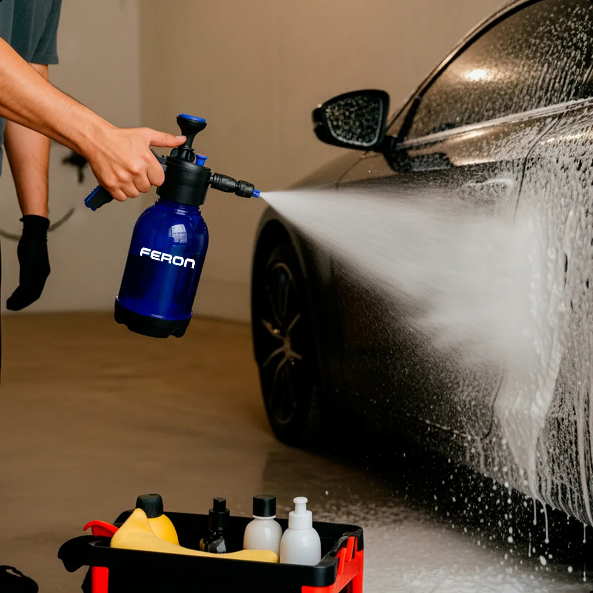 Snow Foam Manual E Pulverizador Híbrido 3 Em 1 Cap. 2 Litros