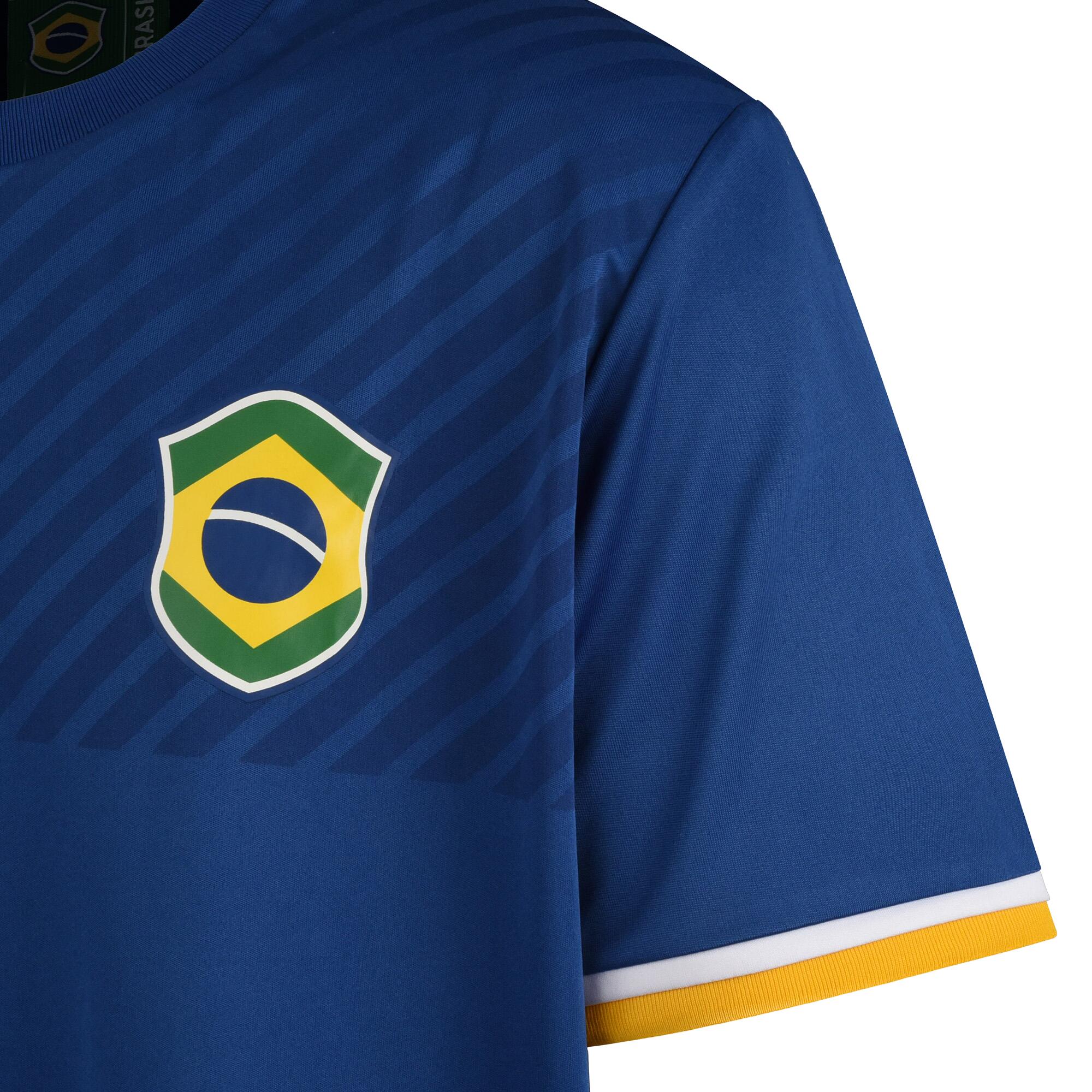 Camisa Masculina de Futebol Brasil Copa 26 Braziline Azul
