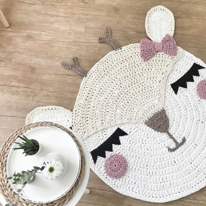 Tapete Infantil de Crochê