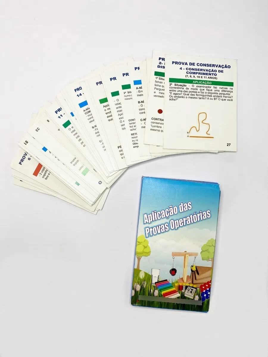 Baralho  Aplicação Provas Operatórias E Estilos Aprendizagem