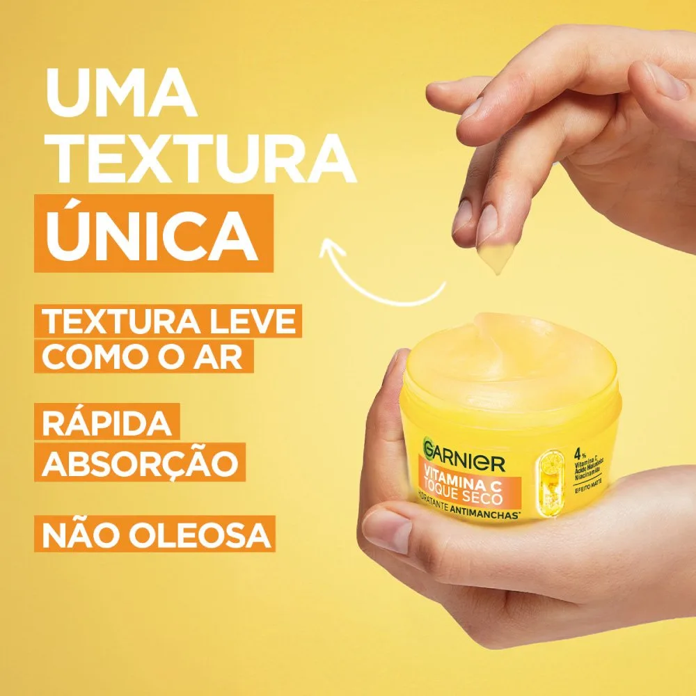 Hidratante Facial Garnier Uniform & Matte Antimanchas Vitamina C 85g