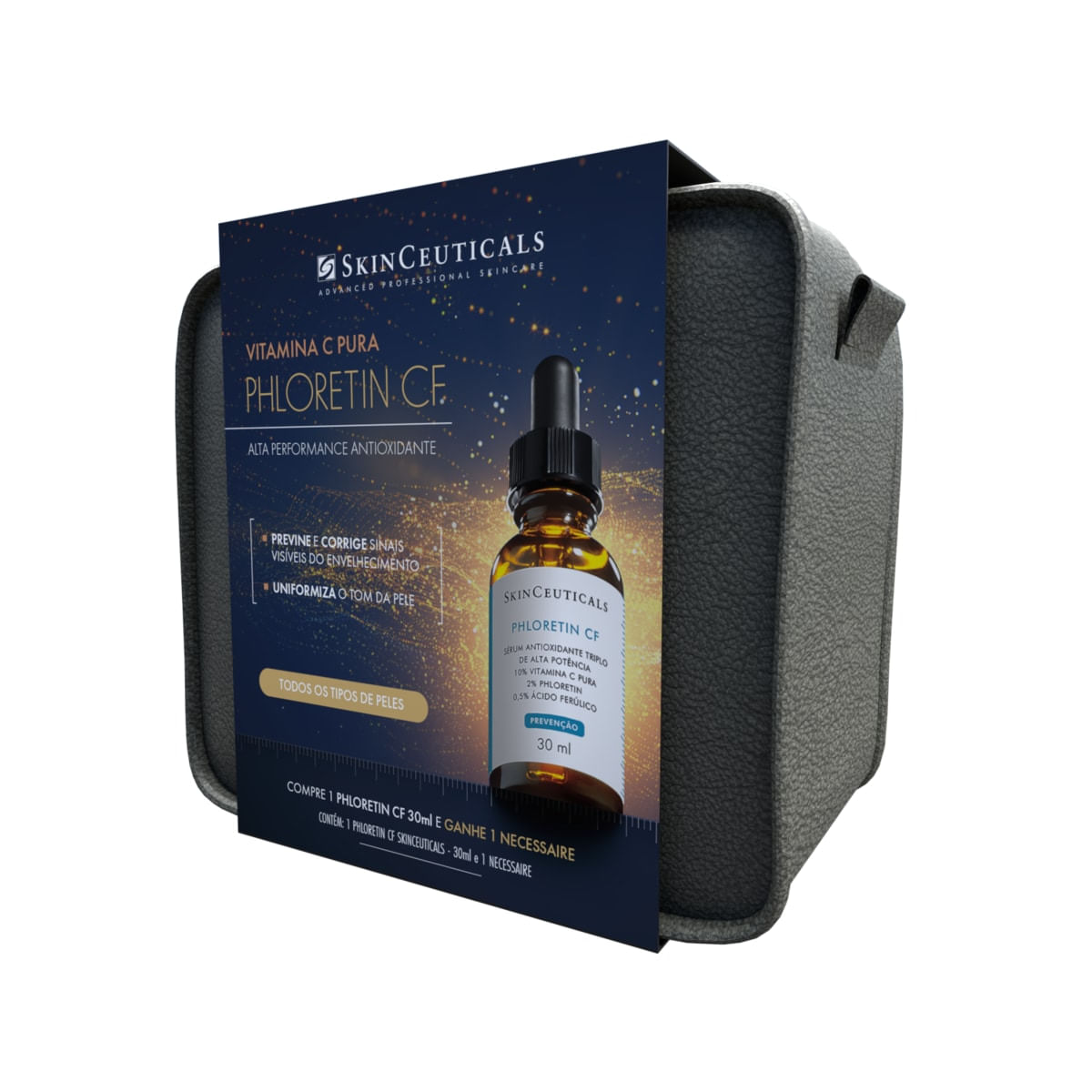 Sérum Skinceuticals Phloretin CF Antioxidante 30ml com Necessaire Grátis