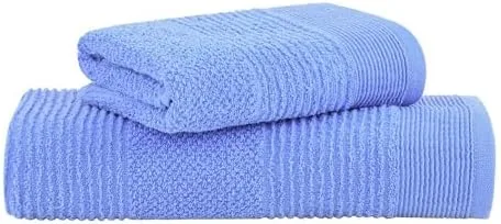 Jogo de Toalhas Buddemeyer Maya Extra Soft Banho Azul 2 peças