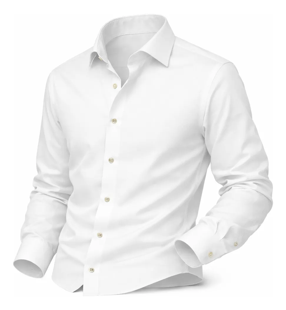 Camisa Social Masculina Slim Premium Manga Longa / Curta