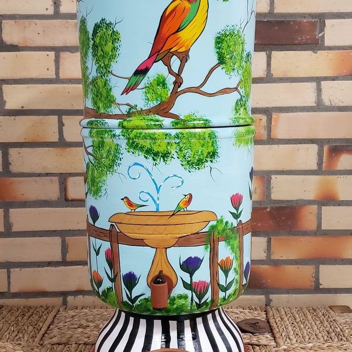 Filtro de Barro -2 Velas - 8litros-pássaros