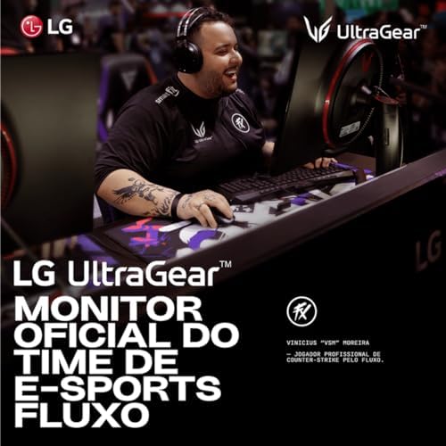 Monitor Gamer LG UltraGear 27” 27GS60F-B IPS Full HD 180Hz 1ms (GtG) NVIDIA® G-SYNC® AMD FreeSync™ HDR10 sRGB 99% HDMI DisplayPort