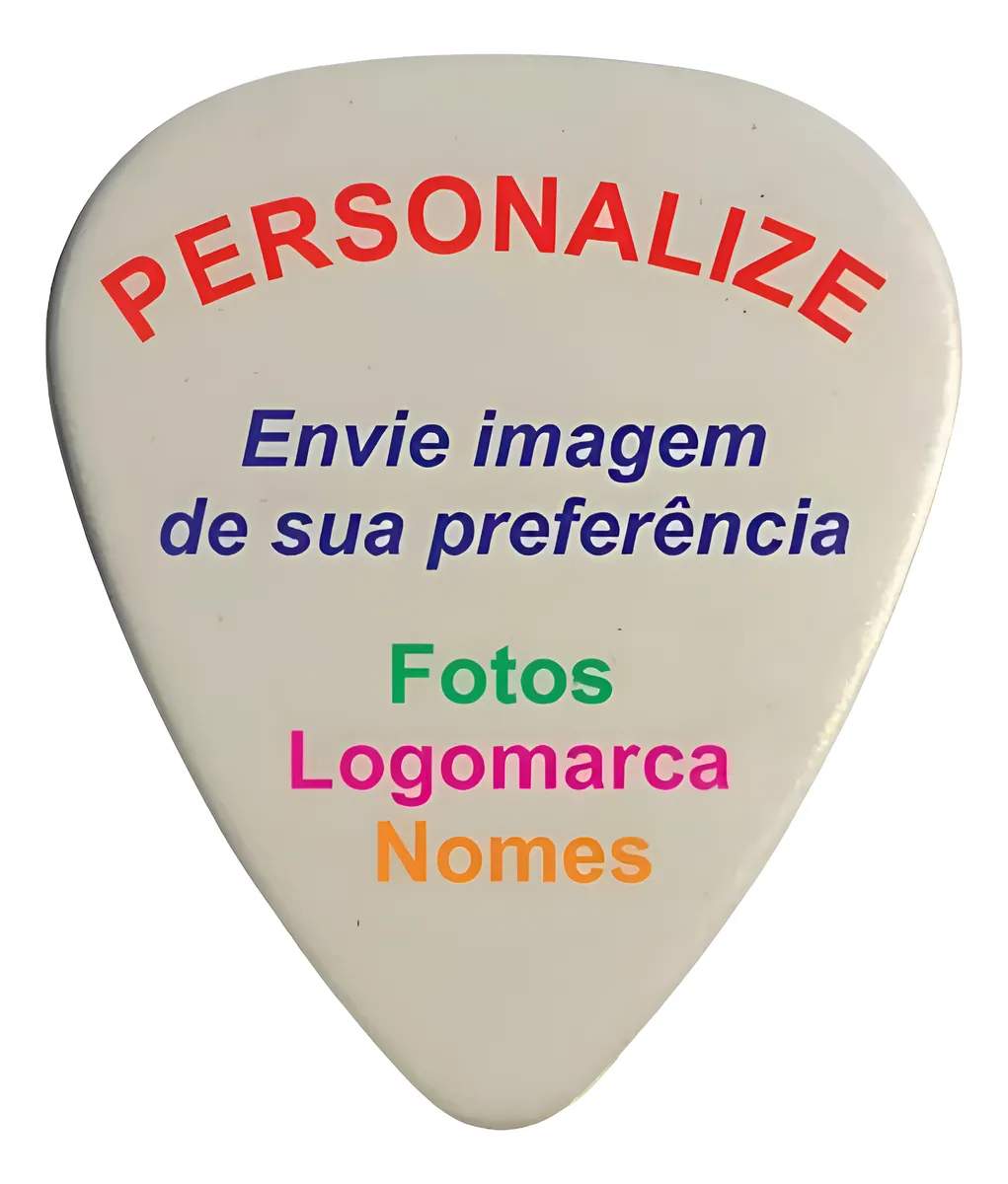 Palhetas Personalizadas 21 Unidades R$  17,00