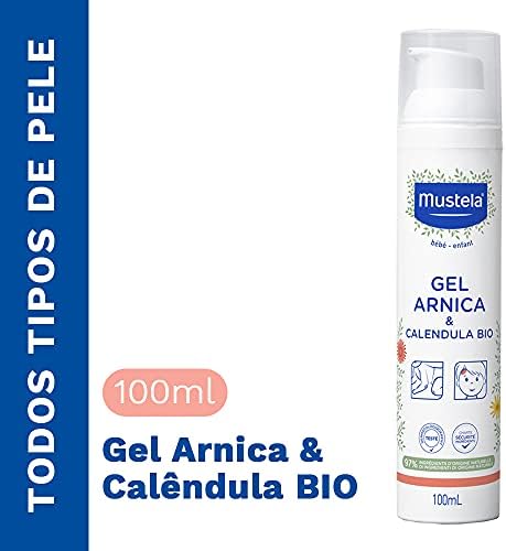 Mustela Gel Arnica E Calêndula Bio 100Ml – Refresca, Hidrata e Alivia Pequenos Dodóis – 97% De Ingredientes De Origem Natural