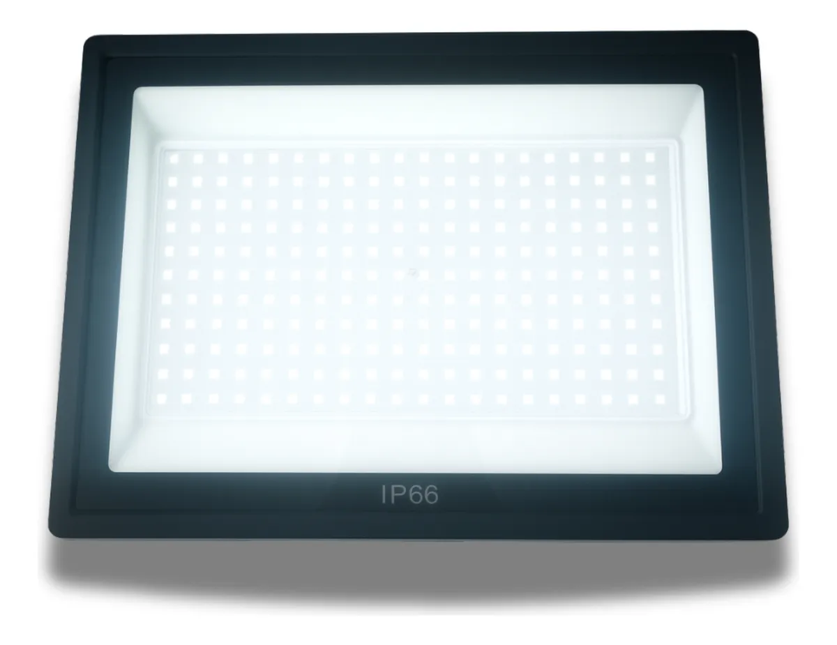 Refletor Super Premium Led Holofote 3000w Pdágua Bivolt Frio