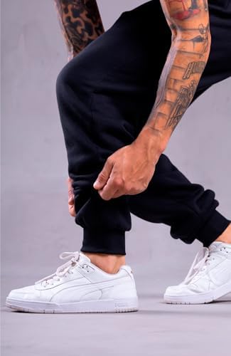 Calça Moletom Flanelado Jogger Skinny Slim Fit Musculação Inverno Academia Fitness Com Bolso Unissex