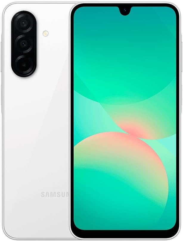 Samsung Celular Galaxy A26 5G 256GB, 8GB RAM, Câmera de 50MP, IP67, Tela Super AMOLED 6.7", NFC (Branco)