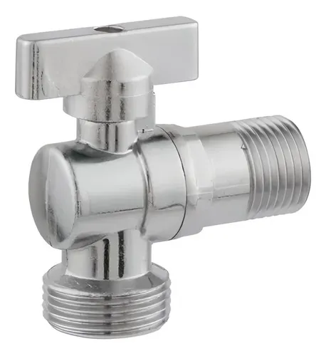 Registro De Esfera Para Máquina De Lavar Mod Ry 050 Acabamento Cromado Cor Prateado