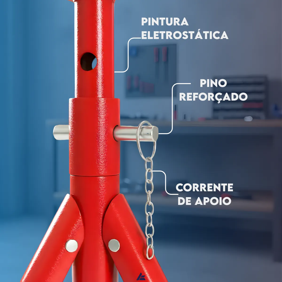 Par Cavalete Carro Automotivo Bargas 2t  Veículos De Passeio