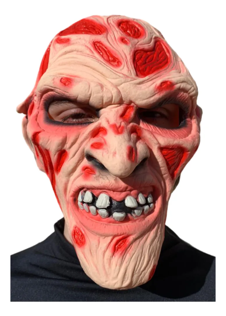 Máscara Assassino Freddy Krueger - Terror / Halloween