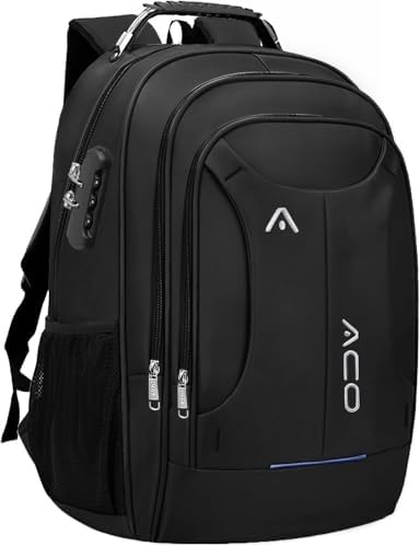 Mochila Bolsa Masculina Feminina Notebook Anti Furto Reforçada Semi Impermeável Escolar Faculdade Trabalho Viagem Resistente Executiva Cabo De Aço Saída Usb SAÍDA Fone DE OUVIDO - 2102 preto