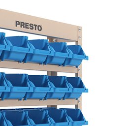 Kit Estante Gaveteiro com 25 Gavetas Nr. 3 Azul PRESTO-43002