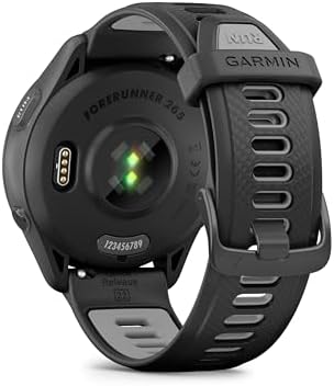 Garmin Smartwatch de corrida Forerunner 265, tela AMOLED colorida, métricas de treinamento e informações de recuperação