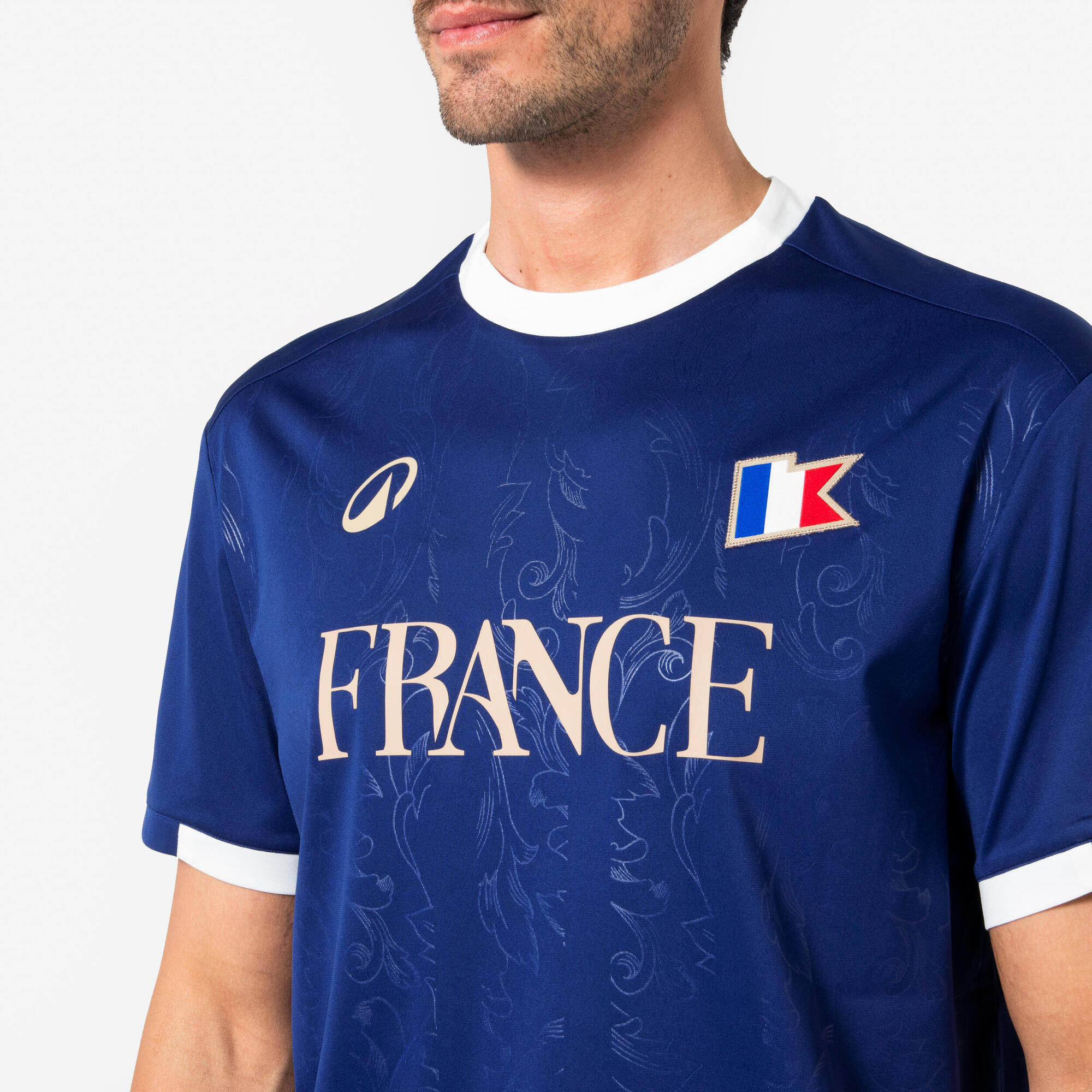 Camisa Adulto de Futebol França Torcedor Kipsta Azul