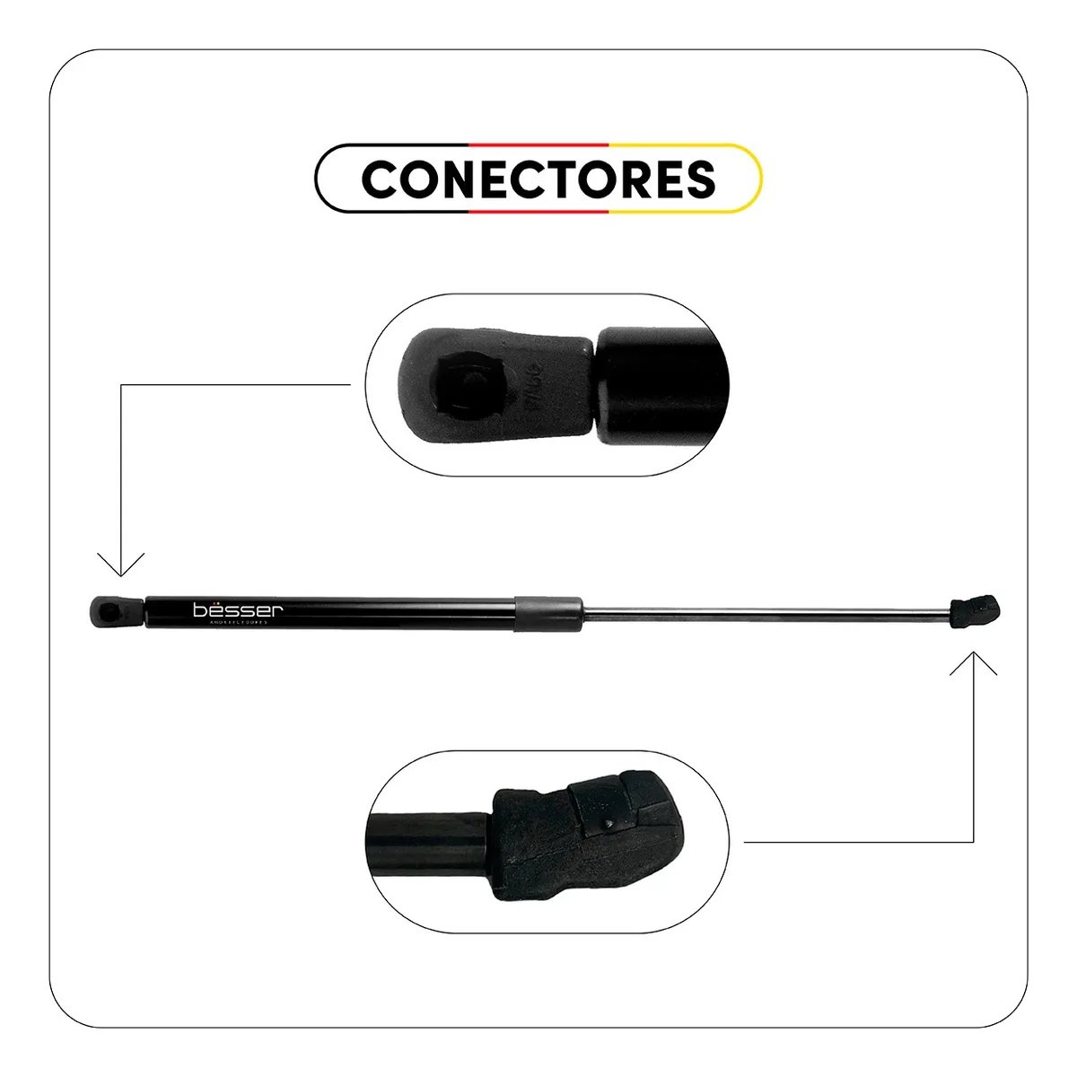 Par Amortecedor Capô Kia Sorento 2003 A 2009